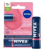 Hidratante Labial Nivea Hidra Color Rosé 4,8g – miniatura 2