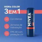 Hidratante Labial Nivea Hidra Color Coral 4,8g – miniatura 4