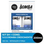 Kit Shampoo e Condicionador Salon Line SOS Bomba Original 200ml – miniatura 3