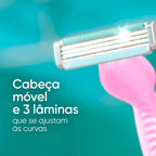 Aparelho de Depilar Descartável Gillette Venus Suave Com 4 Unidades – miniatura 4