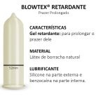 Preservativo Blowtex Prazer Prolongado Efeito Retardante Com 3 Unidades – miniatura 3