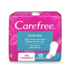 Protetor Diário Carefree Todo Dia Sem Perfume 15 Unidades – miniatura 1
