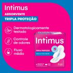 Absorvente Intimus Tripla Proteção Cobertura Suave Com Abas 8 Unidades – miniatura 2