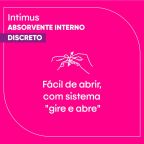 Absorvente Interno Intimus Discreto Mini 8 Unidades – miniatura 5