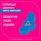 Absorvente Intimus Tripla Proteção Cobertura Suave Com Abas Com 32 Unidades – miniatura 3