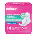 Absorvente Intimus Tecnologia Antibacteriana Com Abas Com 14 Unidades – miniatura 1