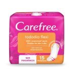 Protetor Diário Carefree Tododia Flexi Sem Perfume 15 Unidades – miniatura 1