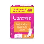 Protetor Diário Carefree Tododia Flexi Sem Perfume 40 Unidades – miniatura 1