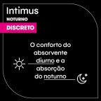 Absorvente Intimus Noturno Discreto Cobertura Suave Com Abas Com 14 Unidades – miniatura 2