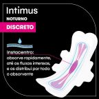 Absorvente Intimus Noturno Discreto Cobertura Suave Com Abas Com 14 Unidades – miniatura 3
