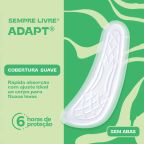 Absorvente Sempre Livre Adapt Cobertura Suave Sem Abas Com 8 Unidades – miniatura 3