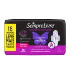 Absorvente Sempre Livre Conforto Noturno Cobertura Suave Com Abas Com 16 Unidades – miniatura 1