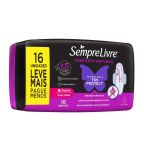 Absorvente Sempre Livre Conforto Noturno Cobertura Suave Com Abas Com 16 Unidades – miniatura 2