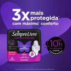 Absorvente Sempre Livre Conforto Noturno Cobertura Suave Com Abas Com 8 Unidades – miniatura 4