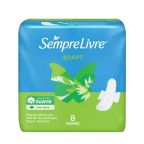 Absorvente Sempre Livre Adapt Cobertura Suave Com Abas Com 8 Unidades – miniatura 1