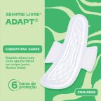 Absorvente Sempre Livre Adapt Cobertura Suave Com Abas Com 16 Unidades – miniatura 2