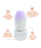Masturbador para Pênis Com Aquecimento e à Prova D’água Dona Coelha Toca – miniatura 4