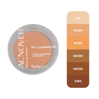 Pó Compacto Ruby Rose Acnover HB8566 – miniatura 1