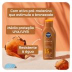 Protetor Solar Corporal Nivea Sun Protect & Bronze Fps15 200ml – miniatura 3