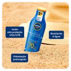 Protetor Solar Nivea Sun Protect & Hidrata Fps70 200ml – miniatura 3