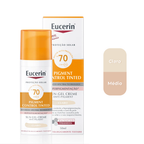 Protetor Solar Com Cor Eucerin Sun Pigment Control Tinted FPS70 50ml – miniatura 1